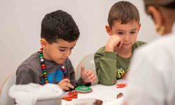 Minik şeflerden 'yılbaşı' kurabiyeleri