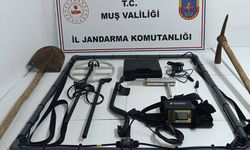 Muş'ta kaçak kazı operasyonu: 4 kişi gözaltına alındı