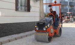 Nazilli Belediyesi Yeni Mahalle'deki taş döşeme çalışmasını tamamladı