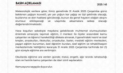 Niğde'de eğitme bir gün ara verildi