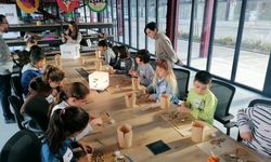 Nilüfer'de çocuklar sanatla iç içe