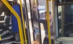 Nilüfer'de otobüsü satırla bastı