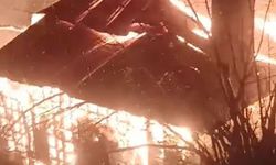 Ordu'da iki katlı ahşap evde yangın