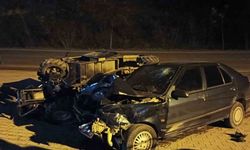 Ordu'da patpat ile otomobil çarpıştı: 2 yaralı