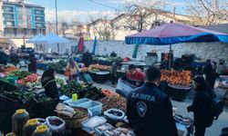 Ortaklar Semt Pazarı'nda gıda denetimi