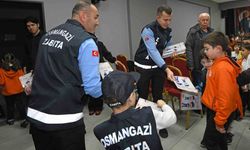 Osmangazi'de minikler zabıtanın görevlerini öğrendi