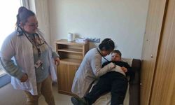 Özel eğitim öğrencileri hastane korkularını beyaz önlükle yendi