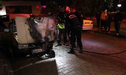 Park halindeki otomobil küle döndü