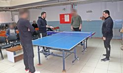 Patnos Açık Ceza İnfaz Kurumu'nda masa tenisi turnuvası düzenlendi