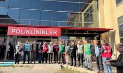 Patnos ağız ve diş sağlığı merkezinde gerçeği aratmayan yangın tatbikatı