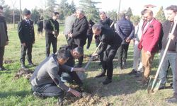 Pınarhisar'da 20 şehit için 20 fidan toprakla buluştu