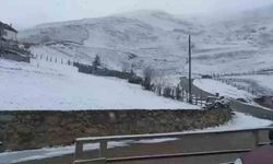 Rize'de kar yağışı yüksek kesimlerde etkili oluyor