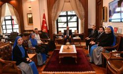 Santa Maria Katolik Kilisesi Episkoposu Antuan Ilgıt'tan Vali Yıldırım'a ziyaret