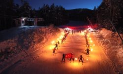 Sarıkamış kayak sezonuna 'Merhaba' dedi