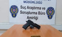 Sarıkamış'ta silah ele geçirildi