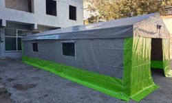 Sazlı Mahallesi'ne hayırsever desteği ile taziye çadırı kazandırıldı