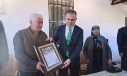 Şehit Kuran'ın ailesine şehadet belgesi verildi