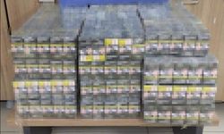 Siirt'te bir araçta bin 800 adet kaçak sigara ele geçirildi