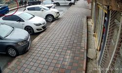 Siirt'te otomobilin kundaklanma anları güvenlik kameralarına yansıdı