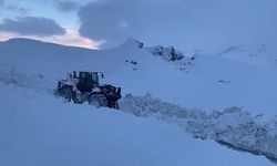 Şırnak'ta kar esareti, kapalı yolların açılması için çalışmalar sürüyor