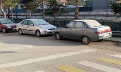 Soğuk hava sebebiyle çimler ve otomobil camları buz tuttu