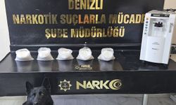 Solunum cihazının içerisinden 5 kilogram uyuşturucu madde çıktı