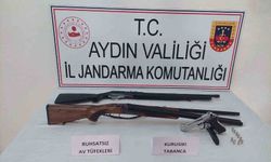 Sultanhisar'da silah operasyonu