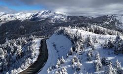 Sürücülerin korkulu rüyası Tersun Dağı'nda kartpostallık görüntüler