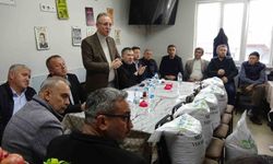 Tavşanlı'da ürericilere tohum ve gübre desteği