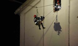 Tekirdağ'da gerçeğini aratmayan arama kurtarma tatbikatı