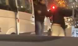 Ümraniye'de servis şoföründen kağıt toplayan kişiye yumruk