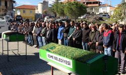 Uşak'ta kazada hayatını kaybeden Dulay çifti defnedildi