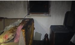 Villanın müştemilatında çıkan yangın söndürüldü