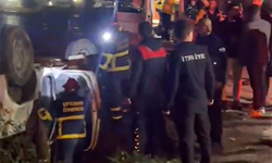 Yalova'da otomobil takla attı: 2 yaralı