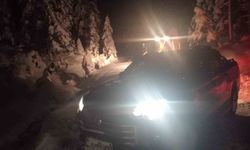 Yaylada mahsur kalan vatandaşların belediye ekipleri kurtardı