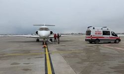 Yenidoğan bebek uçak ambulansla Konya'ya sevk edildi