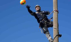 Yoğun kış şartlarına zorlu parkurda hazırlanıyorlar