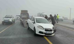 Yoğun sis Tatvan'da zincirleme kazaya neden oldu