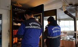 Zabıtadan balıkçı teknelerine yılbaşı denetimi