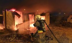 Antakya'da konteyner yangını