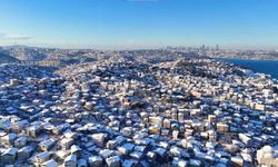 Beykoz Kavacık sabaha beyaz örtüyle uyandı