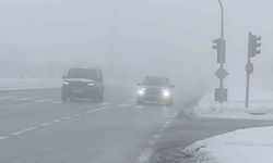 Bingöl'de yoğun sis görüş mesafesini düşürdü: Sürücüler zor anlar yaşadı