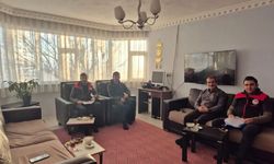 Diyadin'de gönüllere dokunan veteriner ziyareti