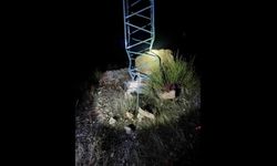 Gercüş'te facianın eşiğinden dönüldü: Dev kaya elektrik direğine çarparak durabildi