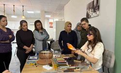 Germencik'te cam sanatları kursu yoğun ilgiyle başladı