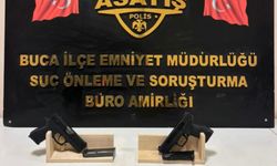 İzmir'de ruhsatsız silah operasyonunda 4 şüpheli yakalandı