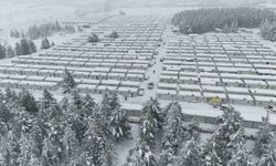 Kar kalınlığının 1 metreyi bulduğu Doğanşehir havadan görüntülendi