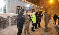 Karaburun'dan gece denetimi