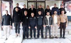 Kaymakam İlhan yeni yılda kolluk kuvvetleri ile bir araya geldi