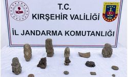 Kırşehir'de Anadolu Mirası Operasyonu: 14 adet tarihi eser ele geçirildi